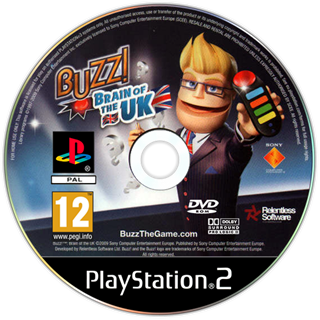 Buzz: Brain of the UK media 2 for Playstation 2